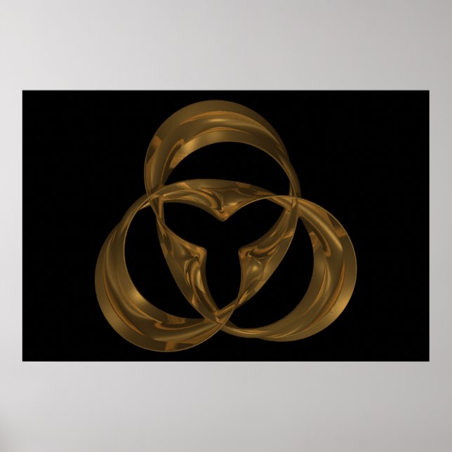 Poster NF3 - Noeud Trefoil (Devant)