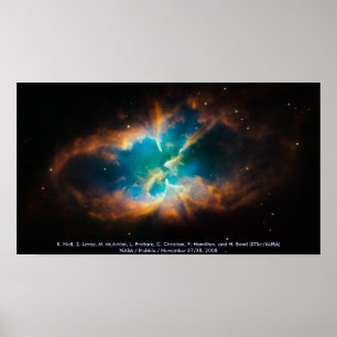 Poster NGC 2818 / Nebula planétaire