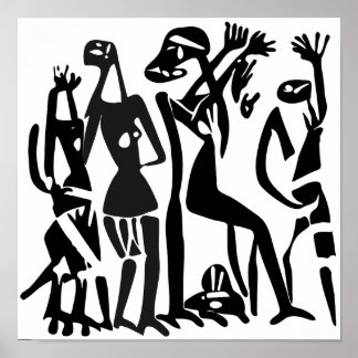 Poster NGUWARA | Talisman d'Art de Pouvoir et de Soutien