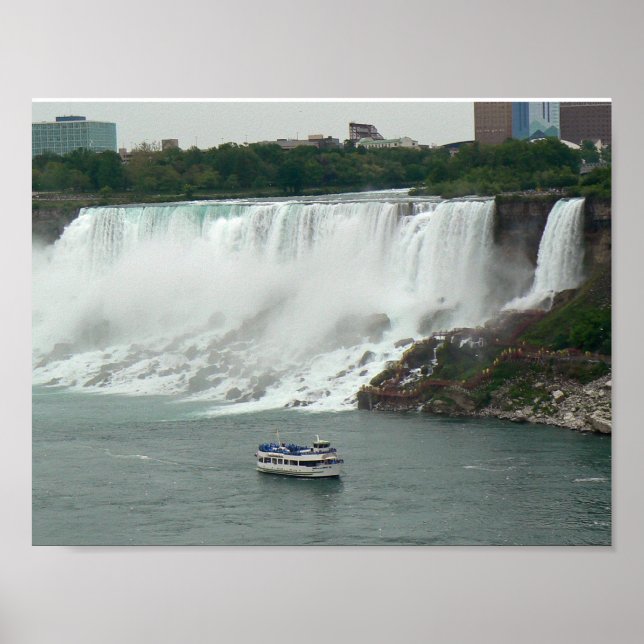 Poster Niagara Falls sur le côté canadien (Devant)
