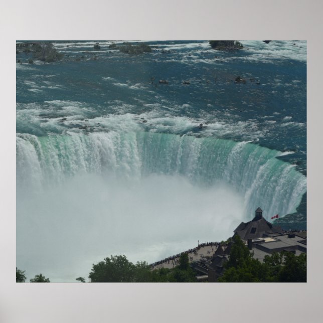 POSTER NIAGARA TOMBE GRAND 48 X 40 CANVAS GLOSS (Devant)