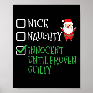 Poster Nice Naughty Innocent Jusqu'À La Culpabilité Prove