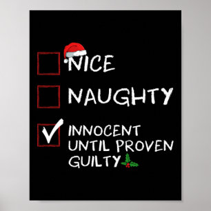 Poster Nice Naughty Innocent Jusqu'À La Culpabilité Prove