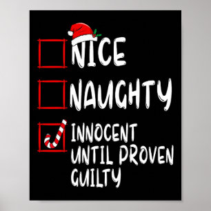 Poster Nice Naughty Innocent Jusqu'À La Culpabilité Prove