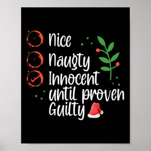 Poster Nice Naughty Innocent Jusqu'À La Culpabilité Prove