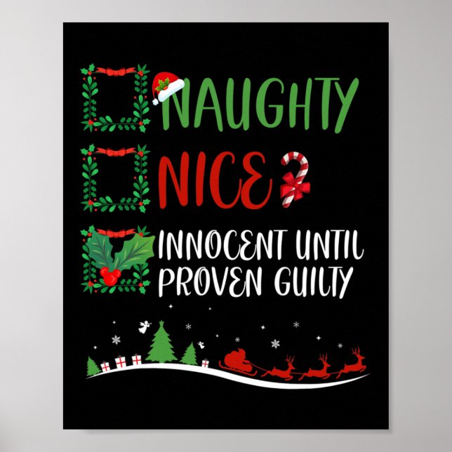Poster Nice Naughty Innocent Jusqu'À La Culpabilité Prove (Devant)