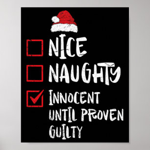 Poster Nice Naughty Innocent Jusqu'À La Culpabilité Prove