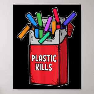 Poster Nice Plastique dire De l'environnement Protection