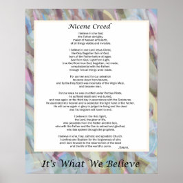 Poster Nicene Creed 24" x 30"