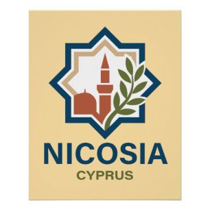 Poster Nicosie Chypre Méditerranée
