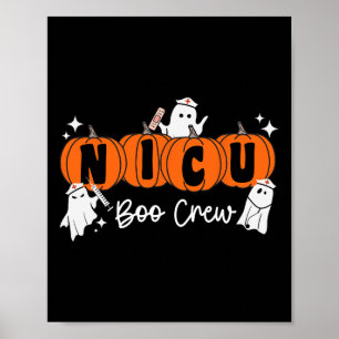 Poster Nicu Boo Crew Costume Citrouille fantôme Nicu Nurs