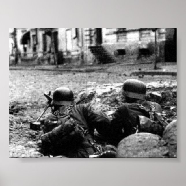 Poster Nid d'arme machine allemande (Devant)