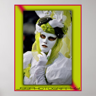 Poster nid d'oiseau de carnaval