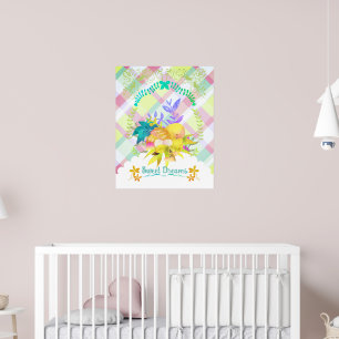 Poster Nid d'oiseaux de rêves doux.