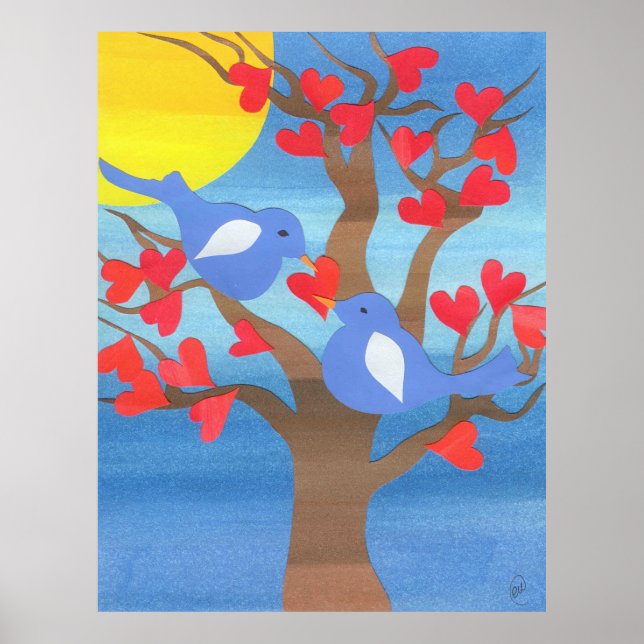 Poster Nidification des oiseaux (Devant)