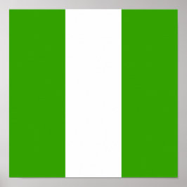 Poster Nigeria Drapeau Afrique Nigérian Pays Pays Home Pa