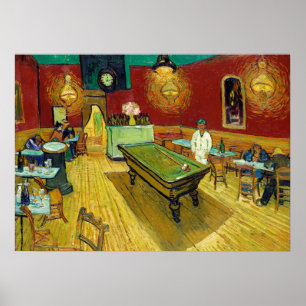 Poster Night Cafe - Vincent van Gogh Peinture Art