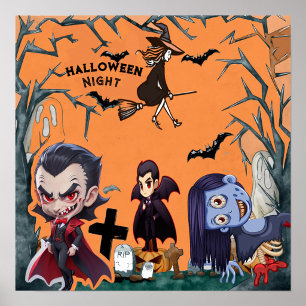 Poster Night d'Halloween