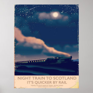 Poster Night train to Scotland