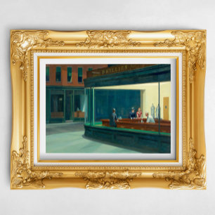 Poster Nighthawks 1942 d'Edward Hopper
