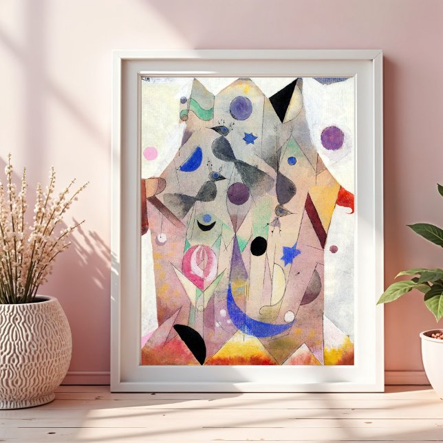Poster Nightingales perses de Paul Klee, Art Abstrait (Créateur téléchargé)