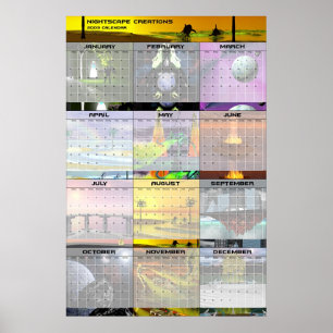 Poster Nightscape Creations Calendrier 2003 v1