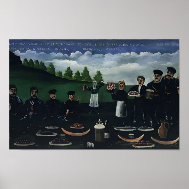 Poster Niko Pirosmani, peintre géorgien (Devant)