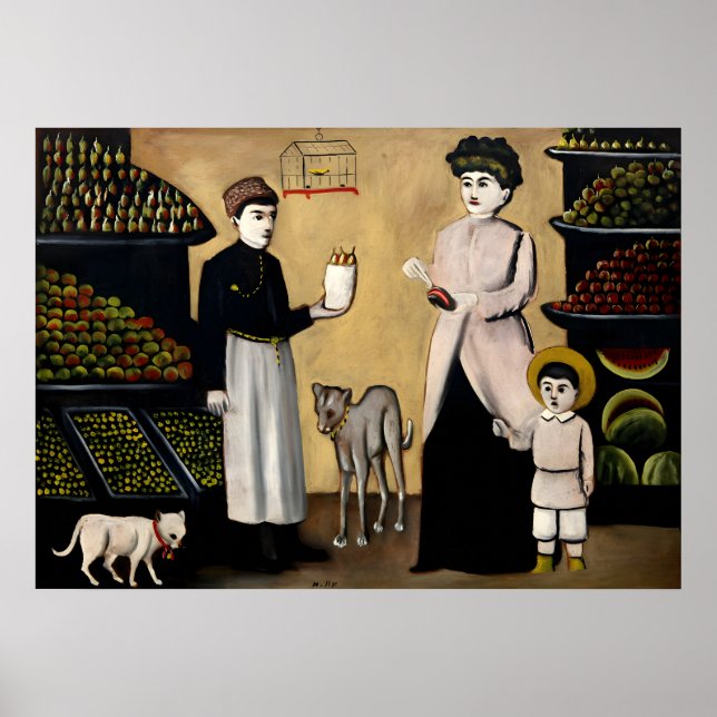 Poster Niko Pirosmani, peintre géorgien (Devant)