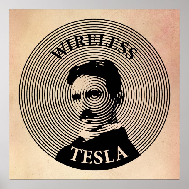Poster Nikola Tesla (Devant)