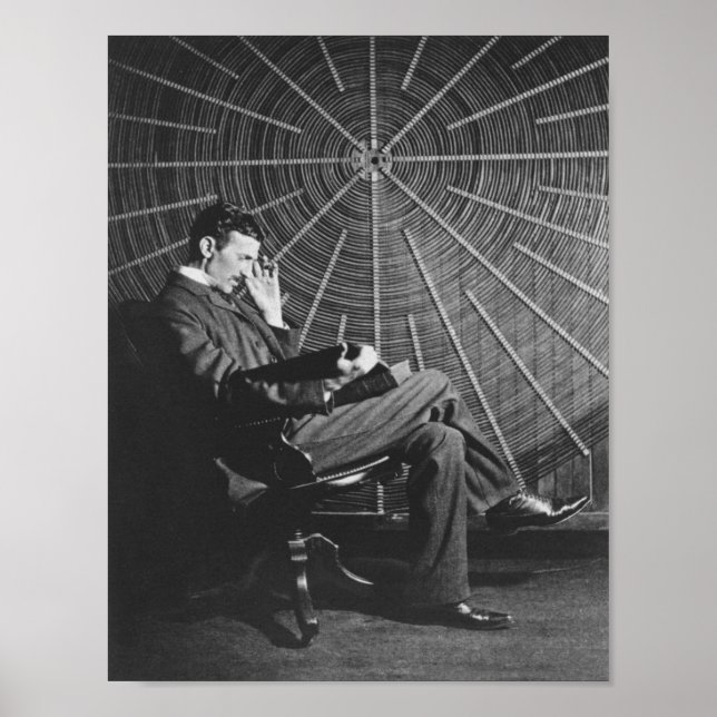 Poster Nikola Tesla (Devant)