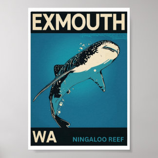 Poster Ningaloo Reef, Exmouth, WA