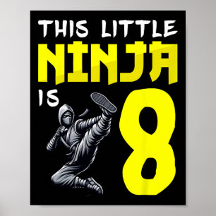 Poster Ninjas de kickboxing Ce petit ninja a 8 ans