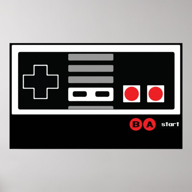 Poster Nintendo Konami - Live by Code NES (Devant)