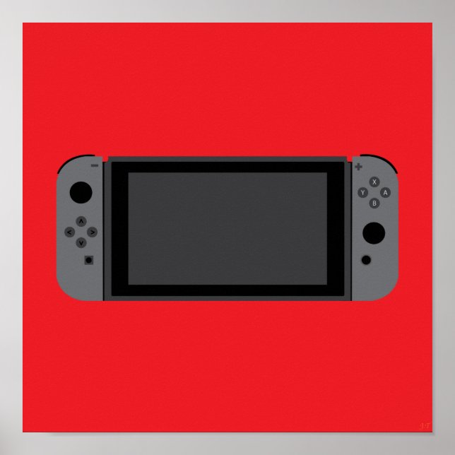 Poster Nintendo Switch(Grey) (Devant)