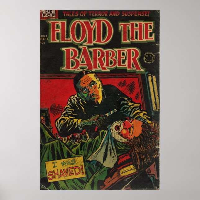Poster Nirvana Floyd The Barber Andy Griffith Parody Com (Devant)