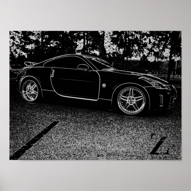 Poster Nissan 350z (Devant)