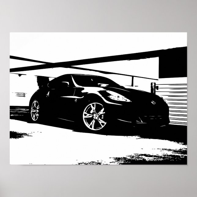 Poster Nissan 370Z (Devant)