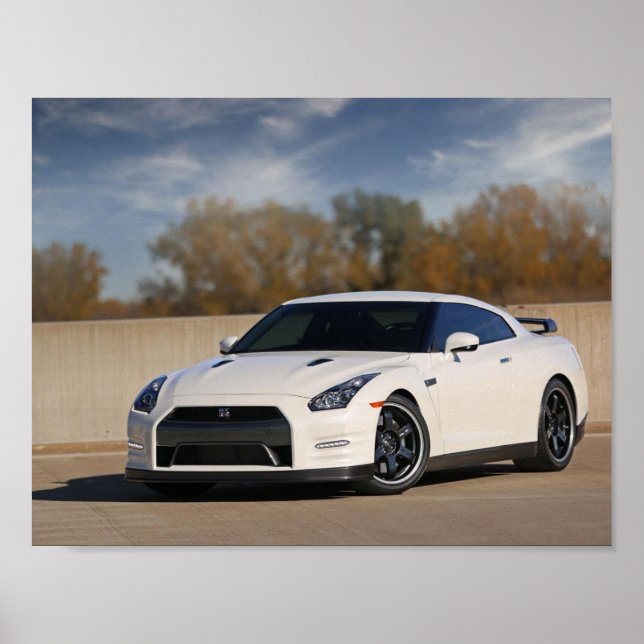 POSTER NISSAN GT-R (Devant)