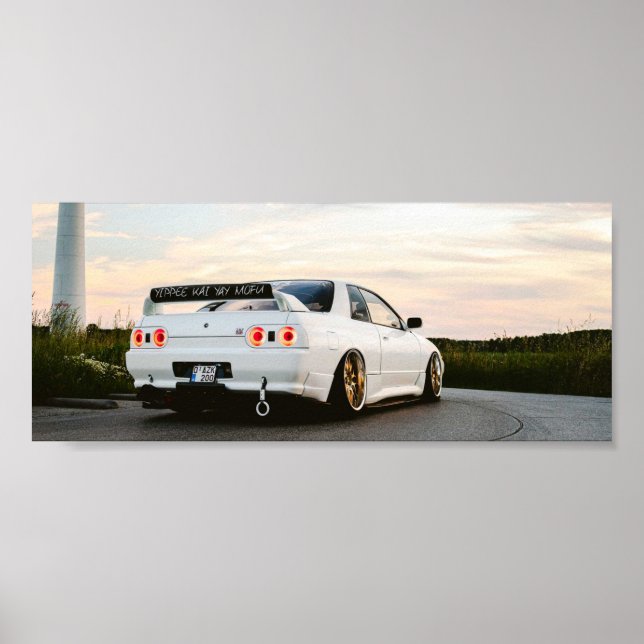 Poster Nissan r32 (Devant)