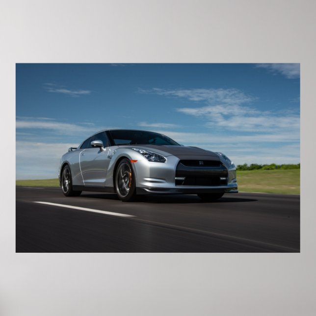 Poster Nissan Skyline R35 GT-R (Devant)
