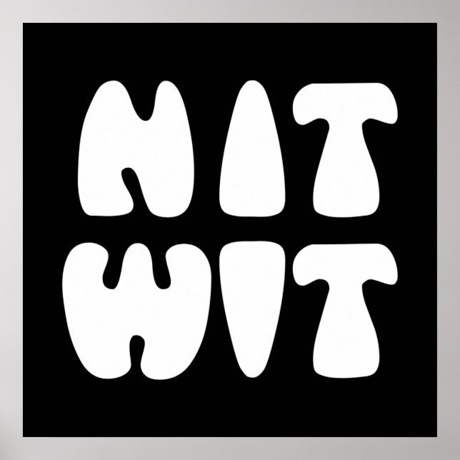 POSTER NITWIT (Devant)