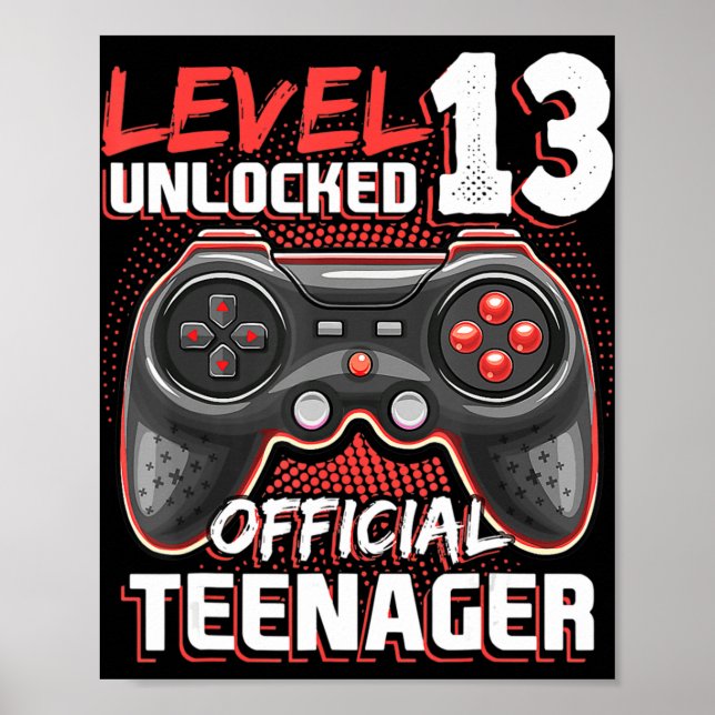 Poster Niveau 13 Jeux vidéo officiels non bloqués 13t (Devant)