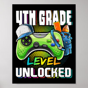 Poster Niveau 4e jeu vidéo débloqué Ck retour à l'école B