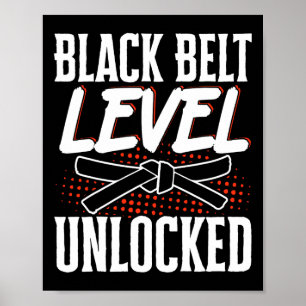 Poster Niveau de ceinture noire déverrouillé 2
