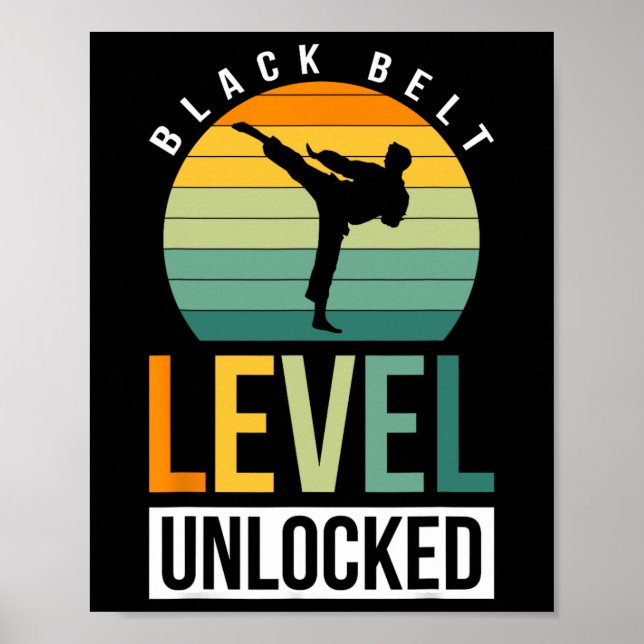 Poster Niveau de ceinture noire déverrouillé 3 (Devant)