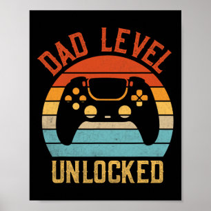 Poster Niveau Déverrouillé - Jeu Lover Gamer Bientôt Être