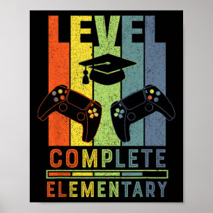 Poster Niveau Élémentaire Diplômé Cl 2025 Joueur