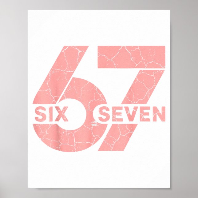 Poster Nk And White Number 67 Jersey Player Uniform #67 F (Devant)