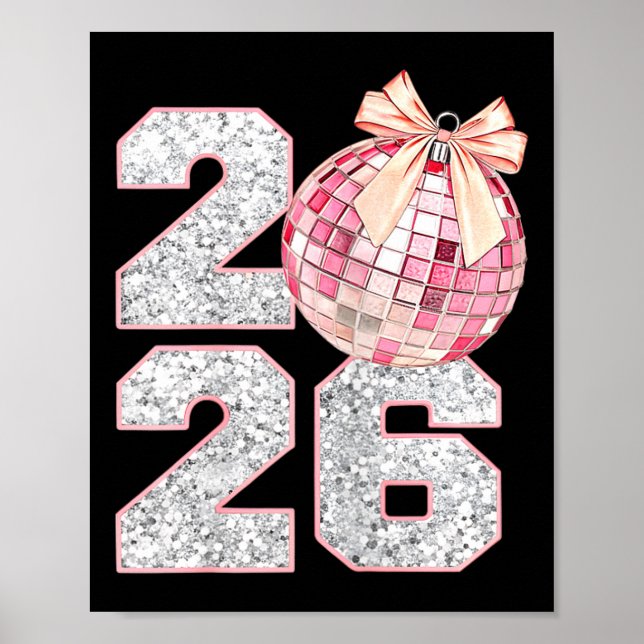 Poster Nk Coquette 2026 New Year Shirt _ Aesthetic Holida (Devant)