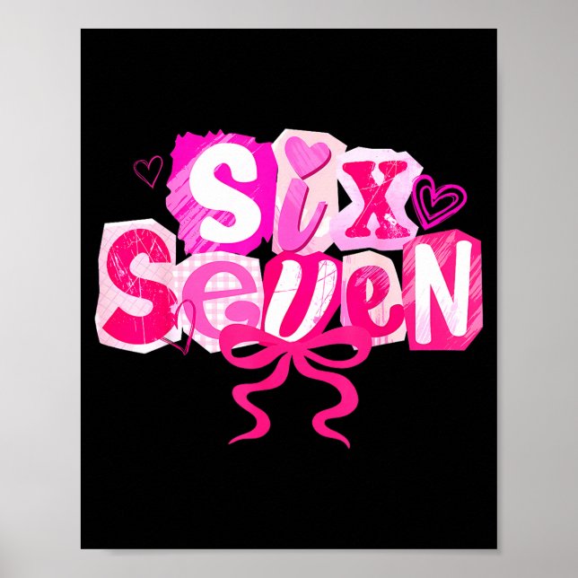 Poster Nk Coquette Valentine Six Seven Bow 6 7 Meme Women (Devant)